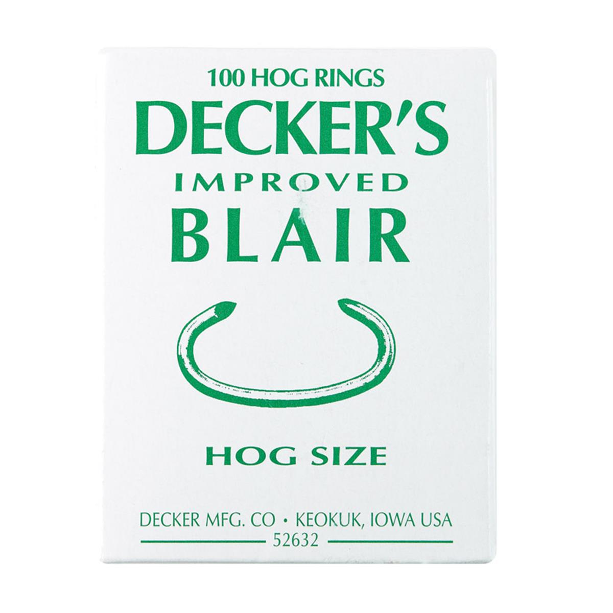 Decker Manufacturing 6 100 Hog Ring Blair -