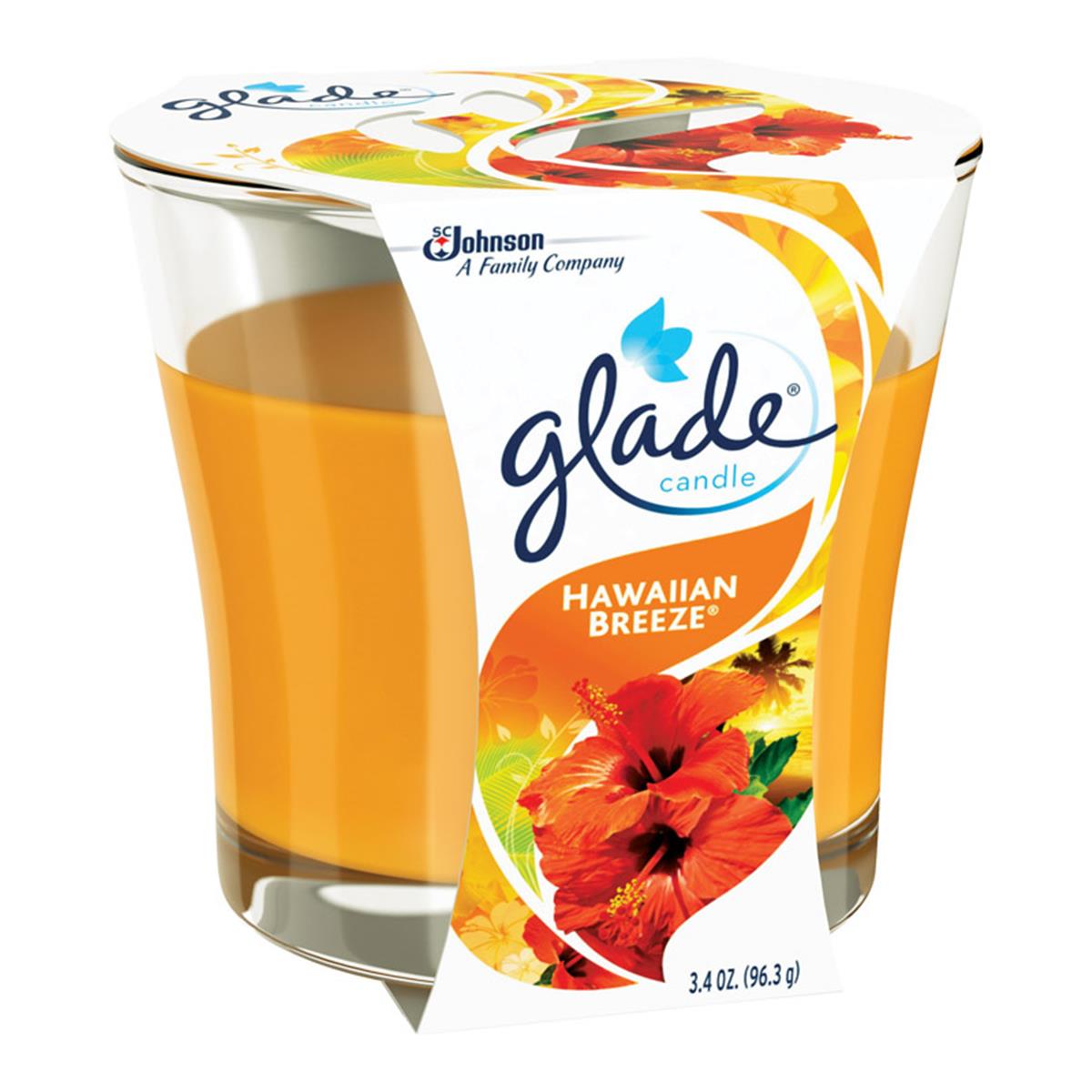 Johnson Sc & Sons 76956 Glade Candle Hawaiian Breeze Scent- Pack Of 6