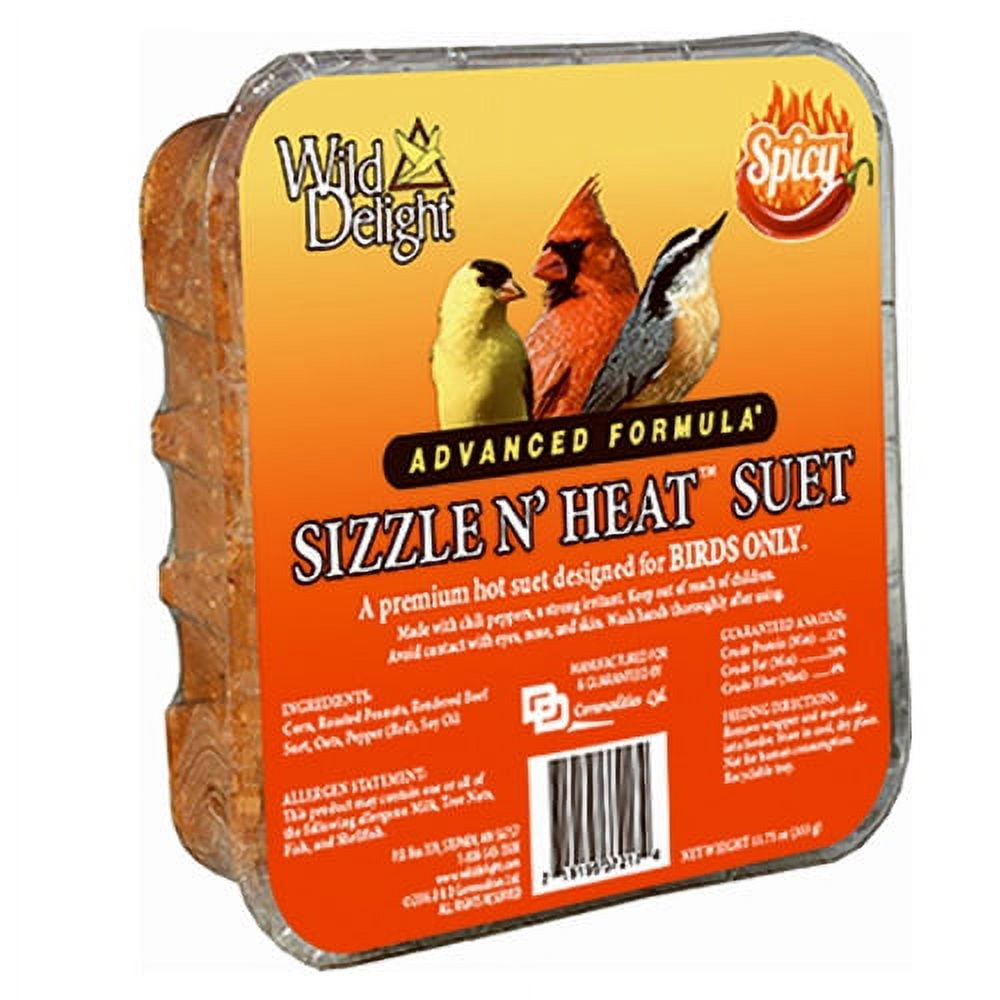 D&d Commodities 372175 11.7 Oz Sizzlenheat Suet Cake- Pack Of 12