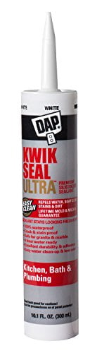Dap Products 18897 10.1 Oz Kwikseal Ultra Premium Siliconized Sealant White- Pack Of 12