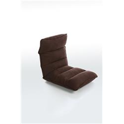 Tyson-brn-lounge-c Tyson Adjustable Fabric Gaming Chaise Lounge Chair - Brown