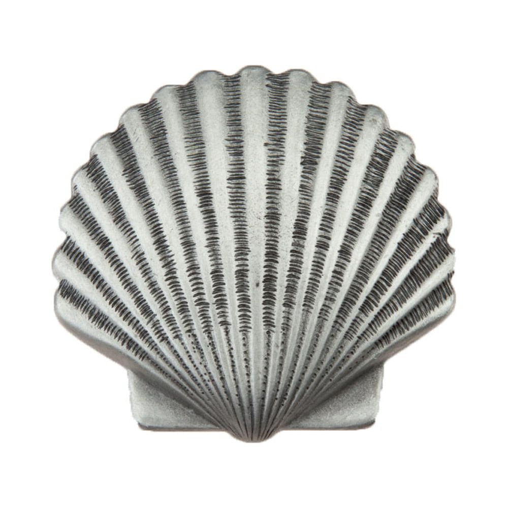 Dpapp Artisan Collection Small Scallop Knob, Antique Pewter