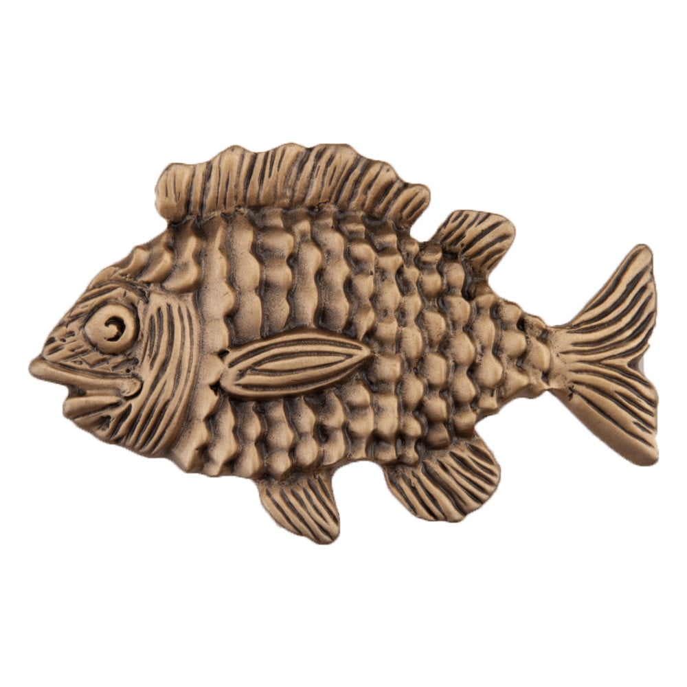 Dplgp Artisan Collection Fun Fish Knob, Museum Gold
