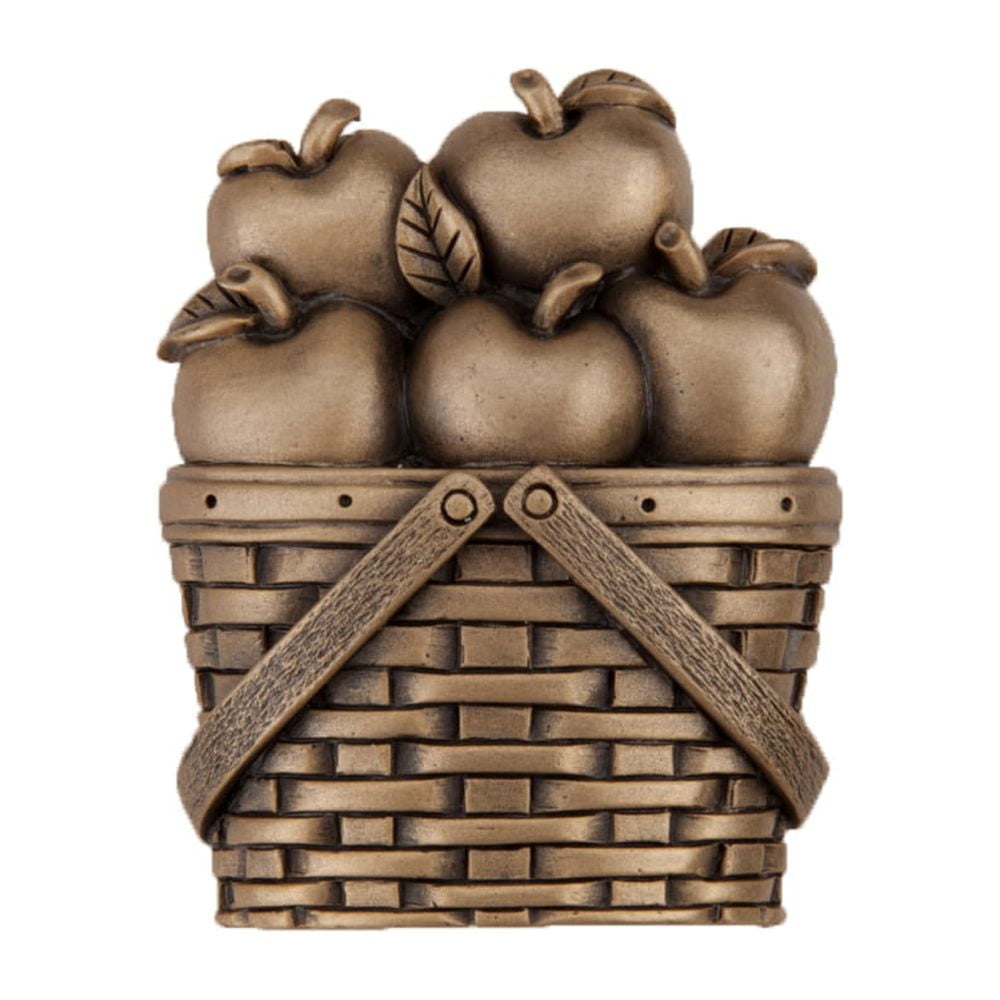 Dqagp Artisan Collection Apple Basket Knob, Museum Gold