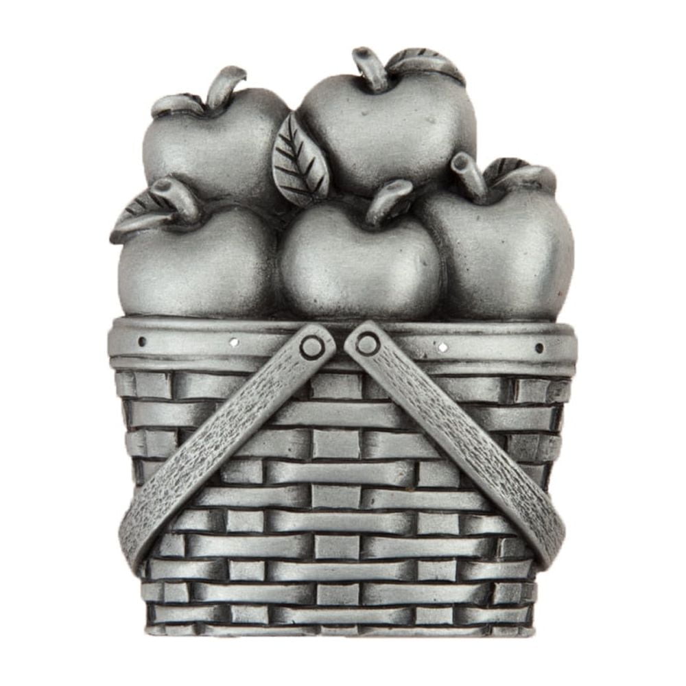 Dqapp Artisan Collection Apple Basket Knob, Antique Pewter