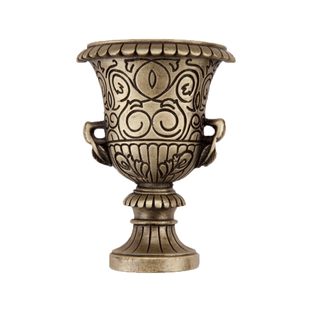 Dqbap Artisan Collection Urn Knob, Antique Brass