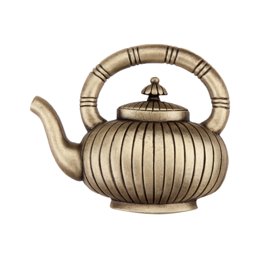 Dqcap Artisan Collection Teapot Knob, Antique Brass