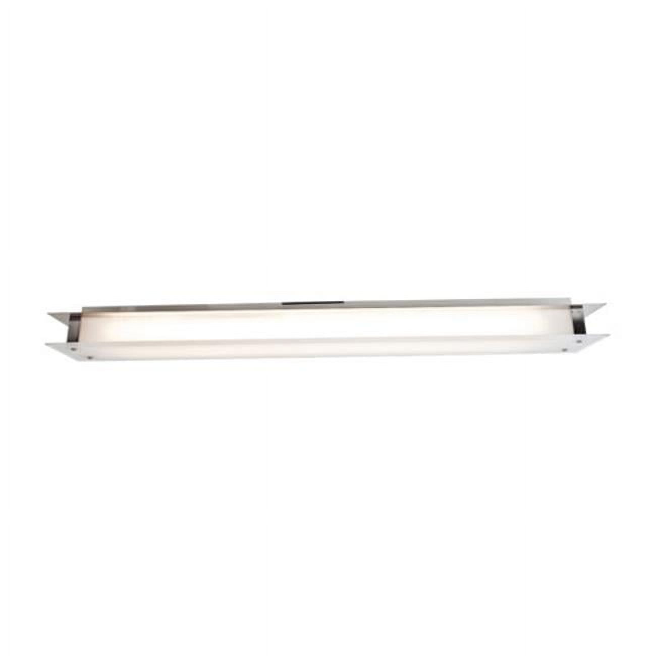 31030-bs-fst 10 In. Vision 2 Light Brushed Steel Ada Sconce Wall Light With Frosted
