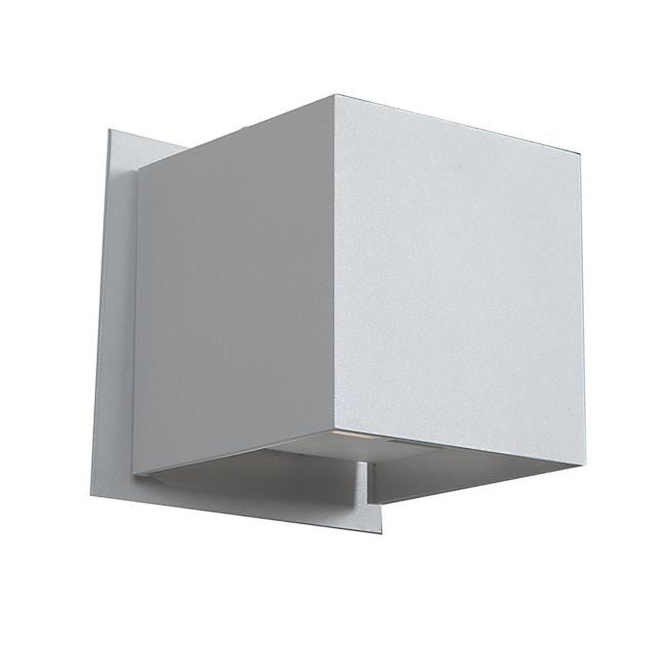 20399ledmg-sat 4 In. Square Led Satin Outdoor Wall Sconce