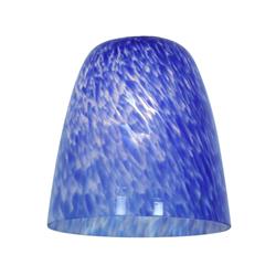 Elegante Pendant Glass Shade, Cobalt