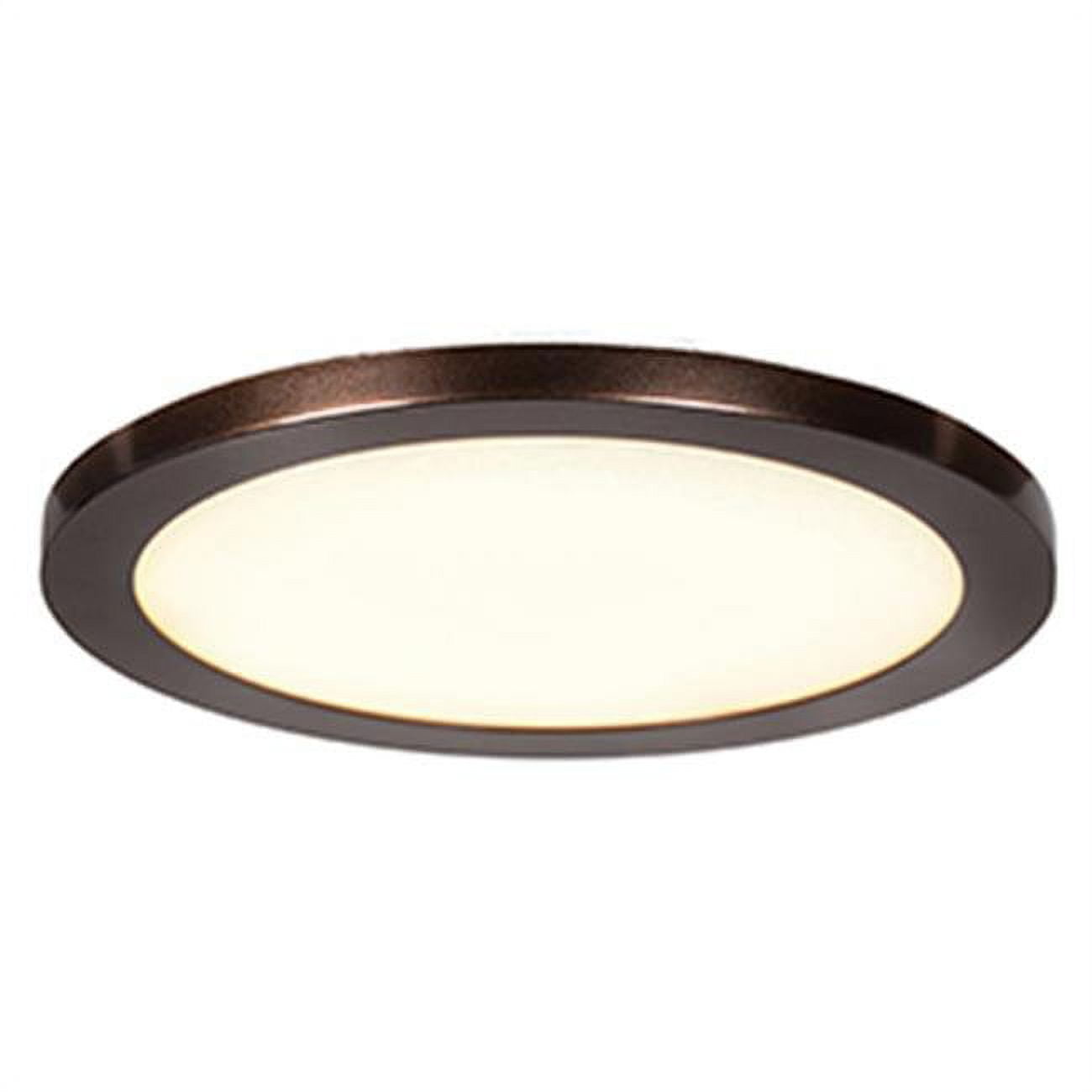 20811ledd-bs-acr 0.5 X 7.5 In. Disc Led Round Flush Mount, Brushed Steel & Acrylic Lens