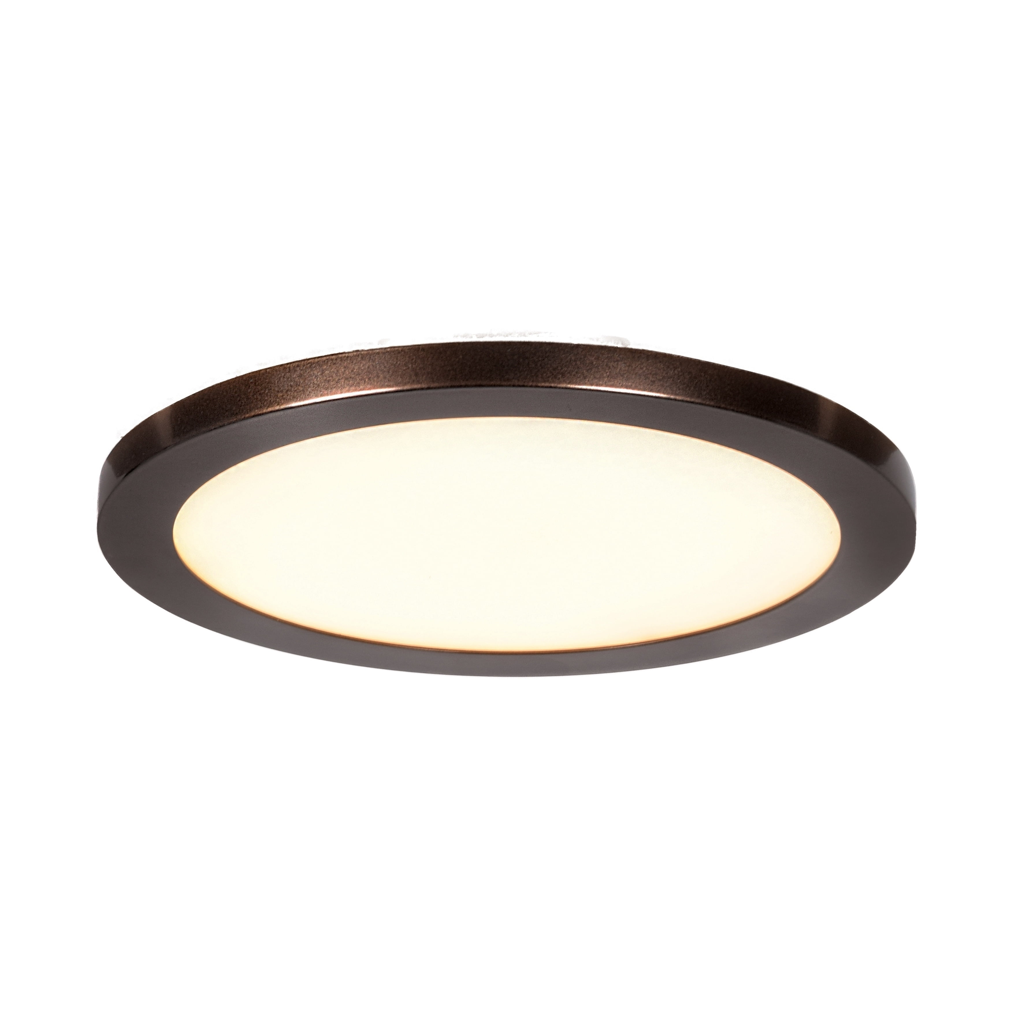 20812ledd-bs-acr 0.5 X 9.5 In. Disc Led Round Flush Mount, Brushed Steel & Acrylic Lens