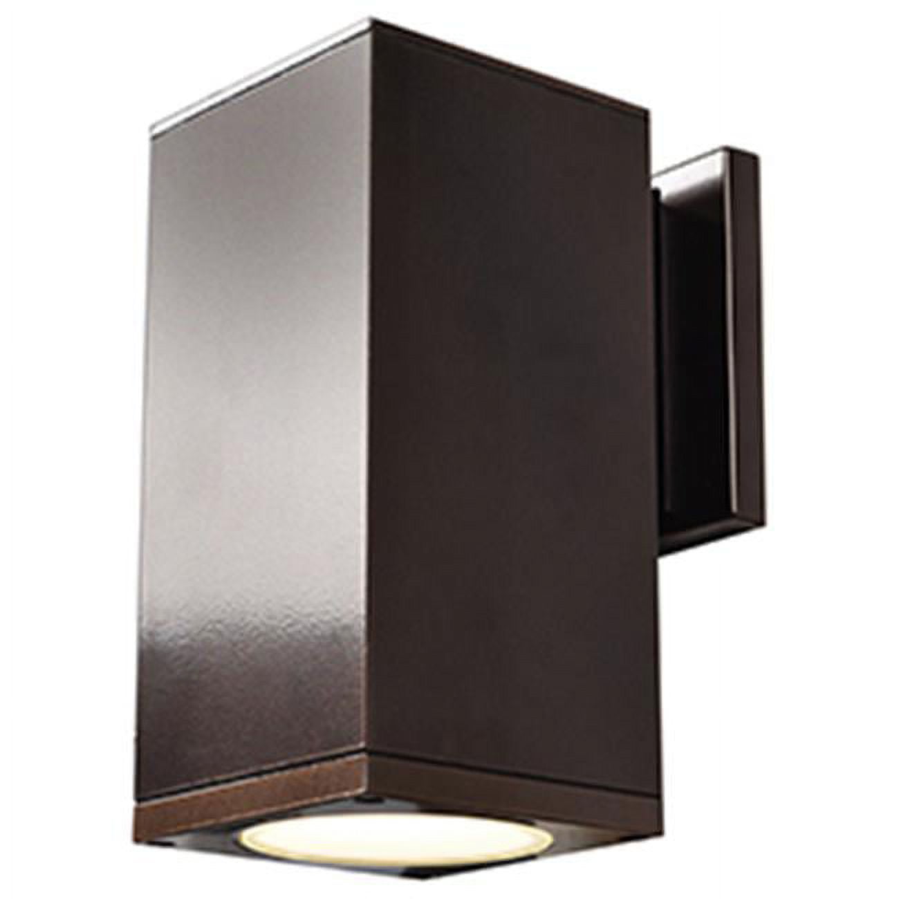 20033ledmg-brz-fst 4.5 X 12 X 5.5 In. Bayside Outdoor Square Cylinder Wall Fixture, Bronze