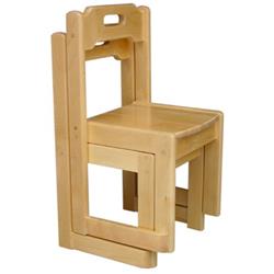 Aplus Child Supply F8110b 10 In. Birch Stackable Chair