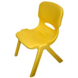 Aplus Child Supply T8007 12 In. Yellow Plastic Chair