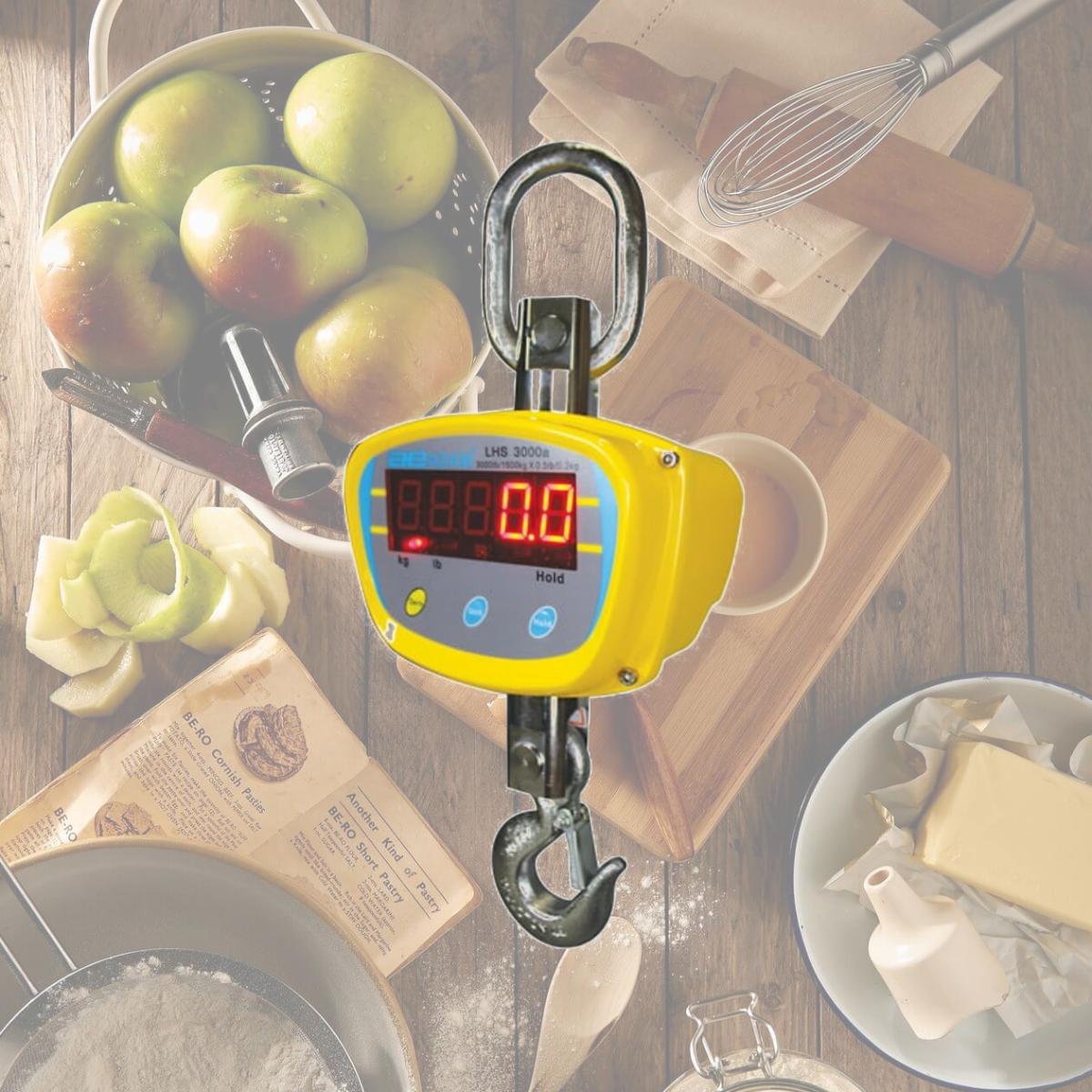 Picture of Adam LHS 3000a Crane Scale- 1500kg with 0.2kg readability with internal rechargeable battery