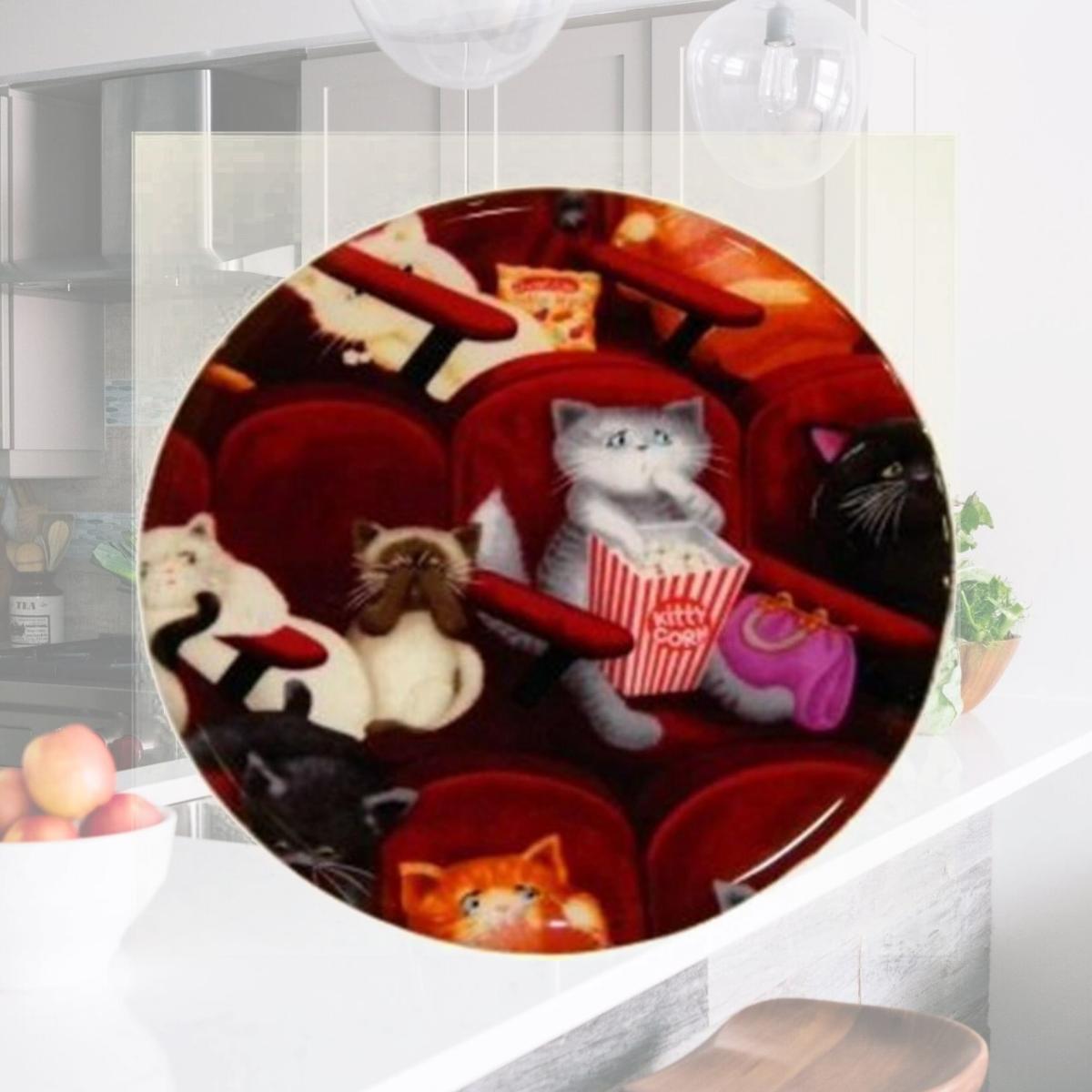 Picture of Andreas TR-259 Theater Cat Silicone Trivet Heat Resistant Stocking Stuffer - Pack of 3 trivets