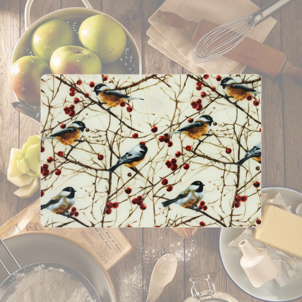 Picture of Andreas TRC-254 Chickadees Casserole Trivet- Pack of 3