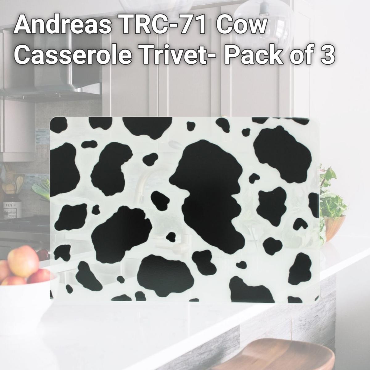 Picture of Andreas TRC-71 Cow Casserole Trivet- Pack of 3