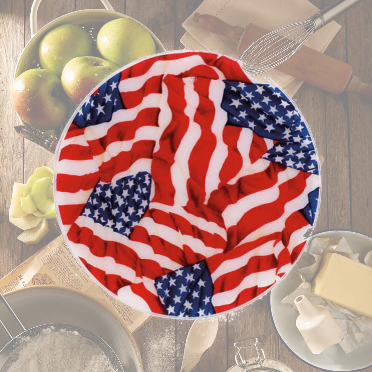 Picture of Andreas TRT-2 10 in. Flag Round Trivet- Pack of 3