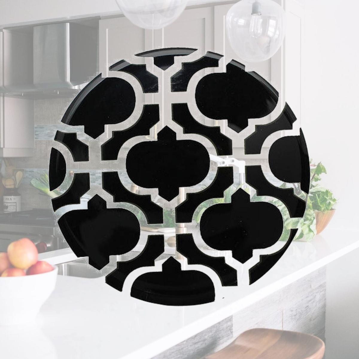 Picture of Andreas TRT-85 10 in. Midnight Round Trivet- Pack of 3