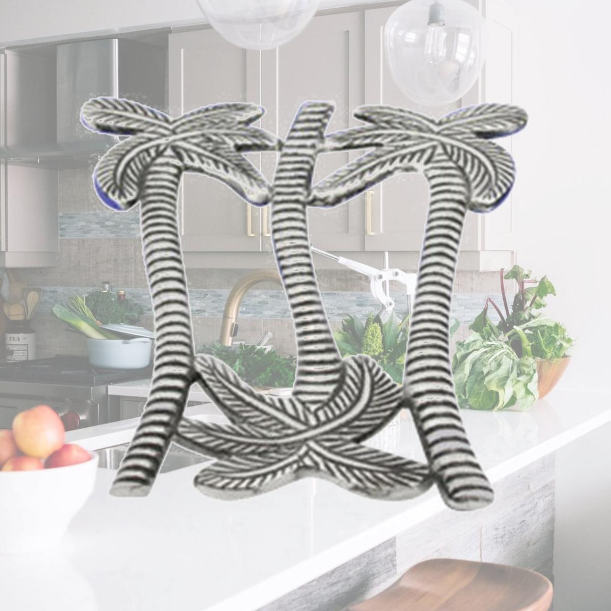 Picture of Andreas TR-318 Palm Tree Trivet- Pack of 3
