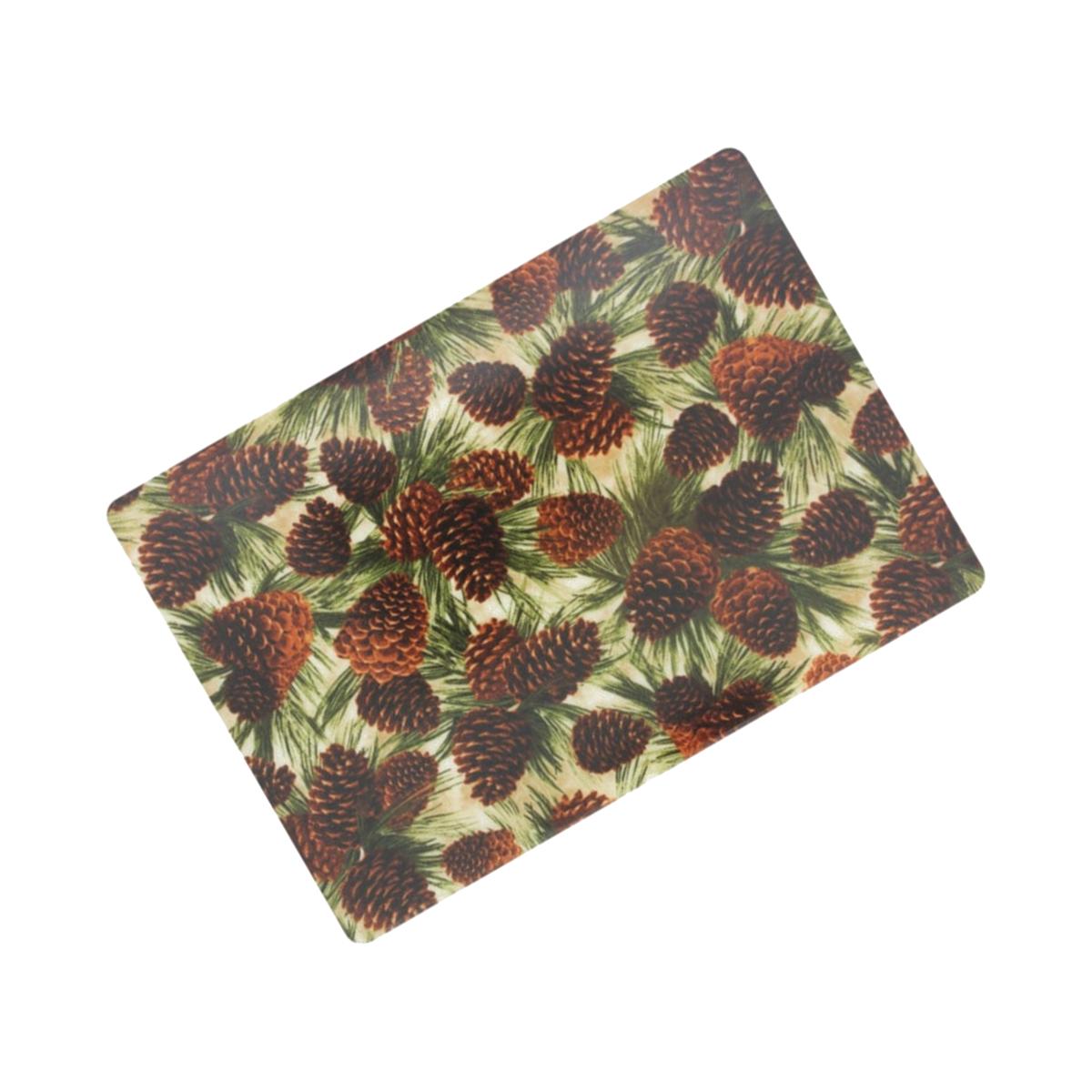 Picture of Andreas TRS-912 Pinecones Square Trivet- Pack of 3
