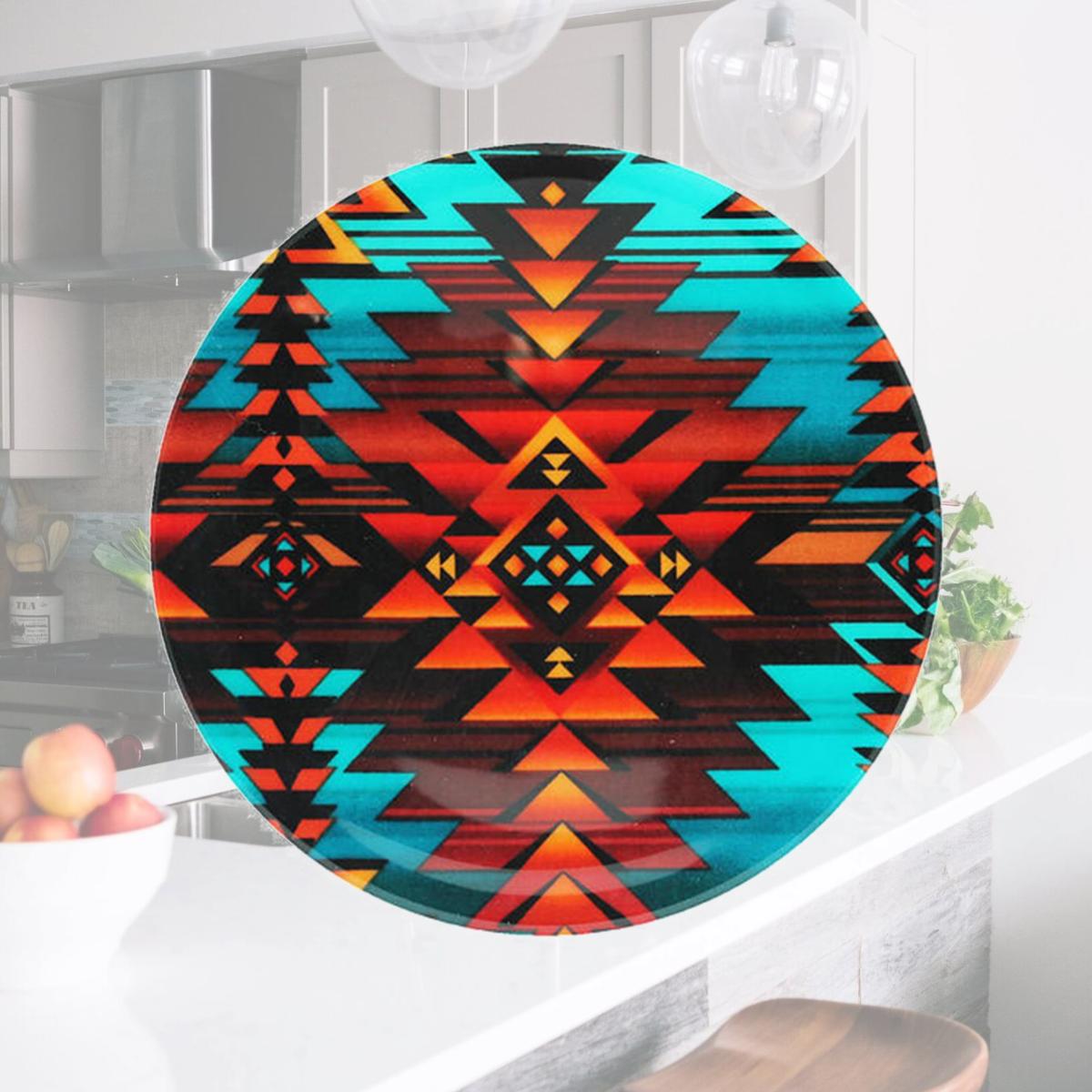 Picture of Andreas TRT-136 10 in. Southwest Round Trivet- Pack of 3