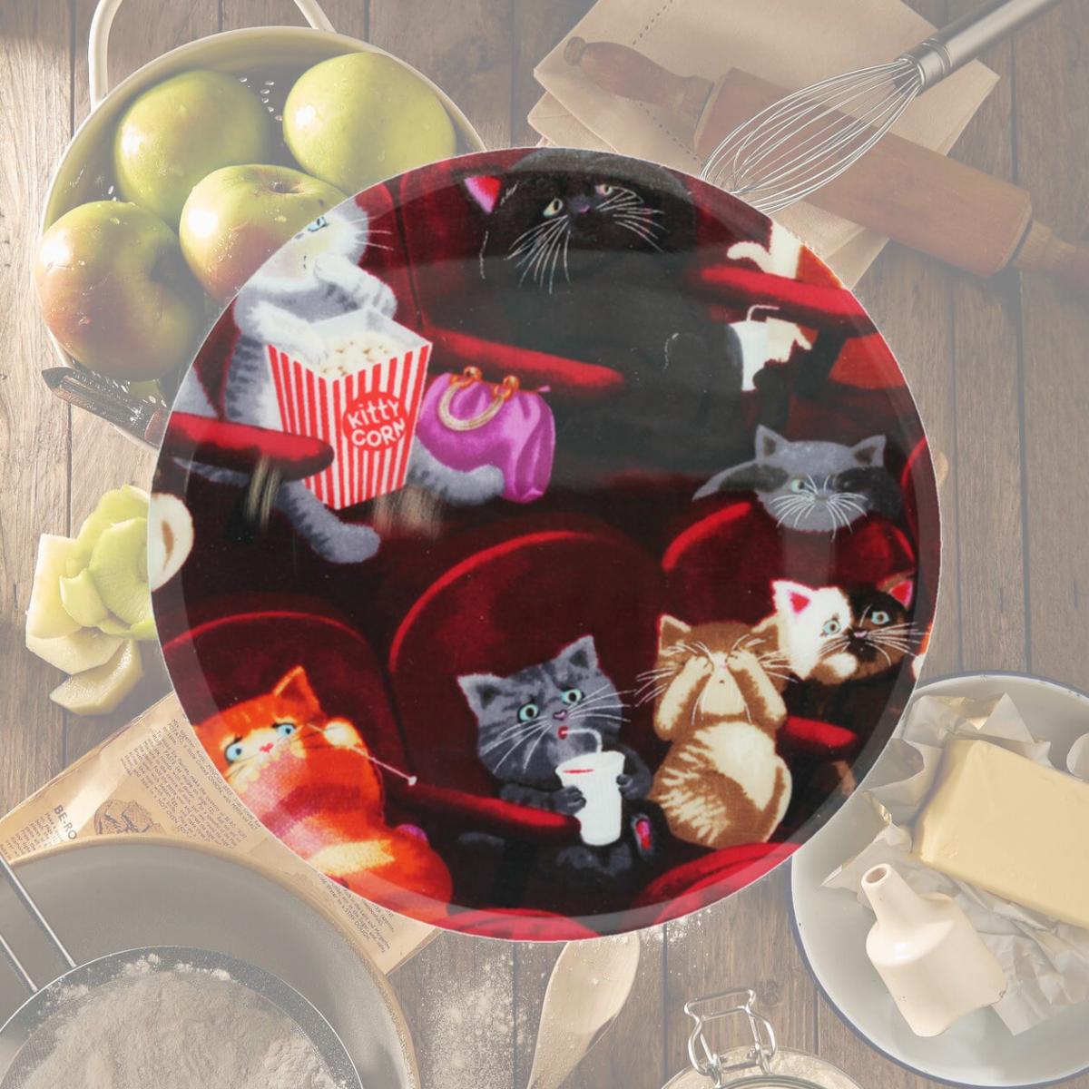 Picture of Andreas TRT-259 10 in. Theater Cat Round Trivet- Pack of 3