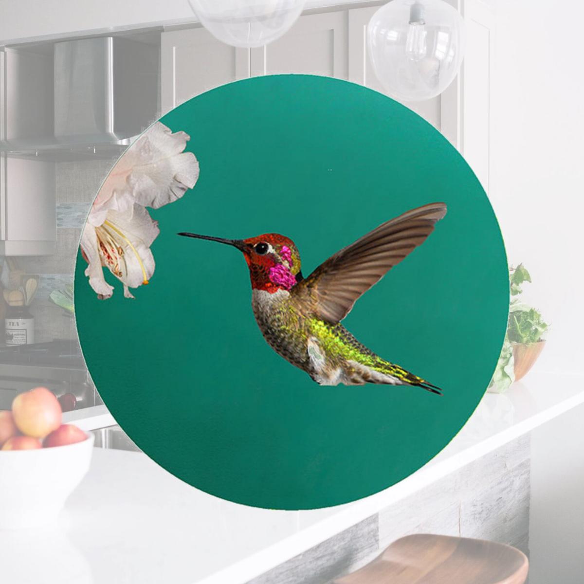 Picture of Andreas TR-CAH 8 in. Custom Annas Hummingbird Trivet  Round - 3 Pack