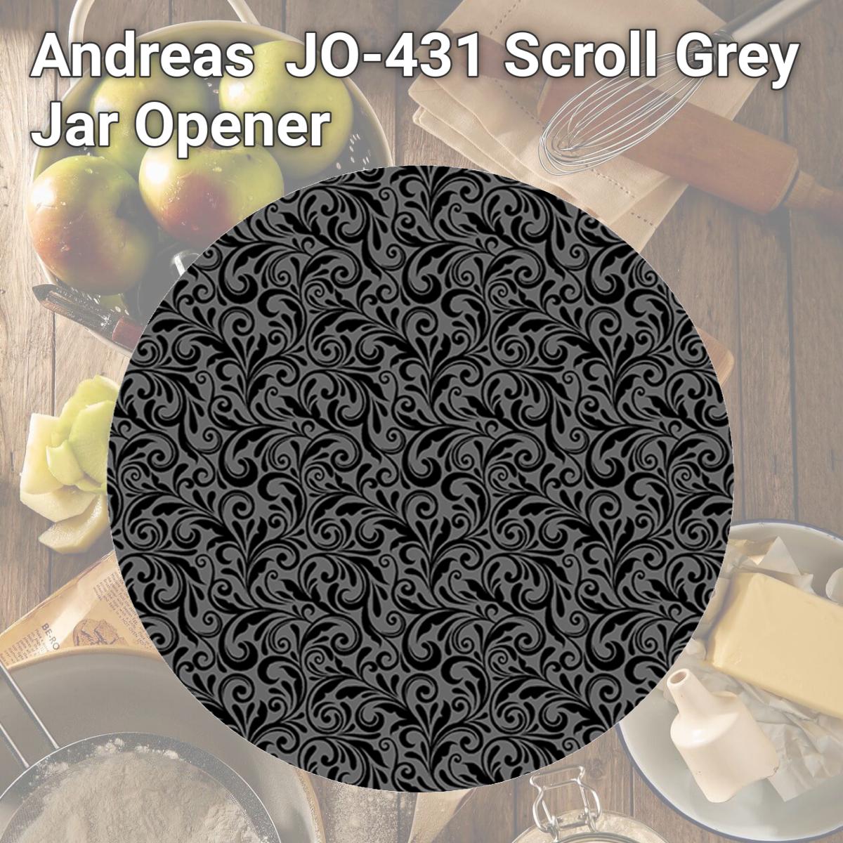 Picture of Andreas  JO-431 Scroll Grey Jar Opener