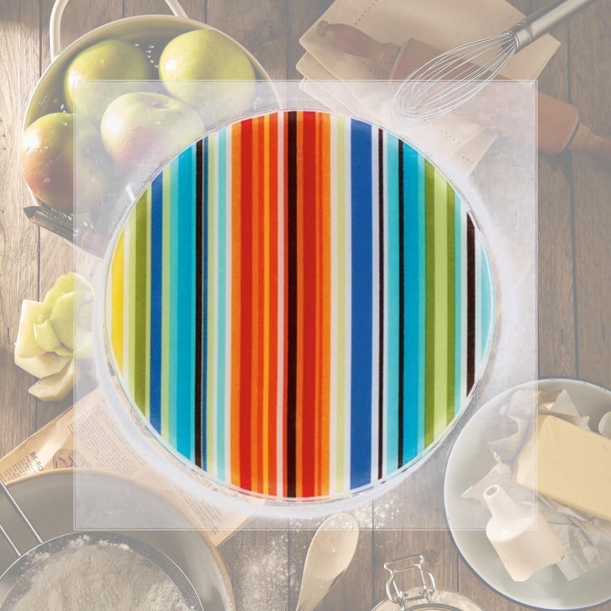 Picture of Andreas TR-57 Bungalow Stripe Silicone Trivet - Pack of 3