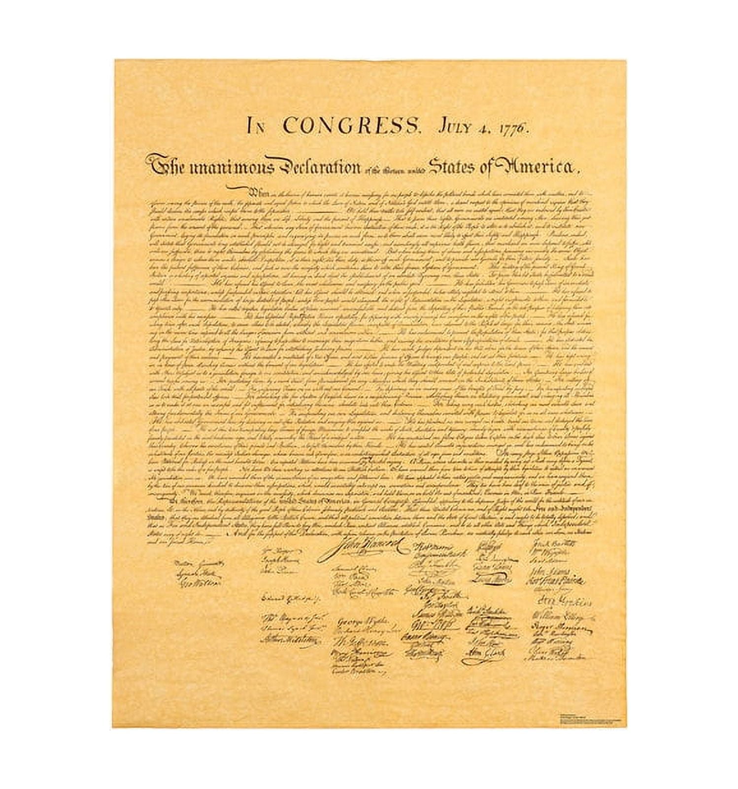 UPC 082033025458 product image for 2545 58 x 45 in. Declaration of Independence Cardboard Standup | upcitemdb.com