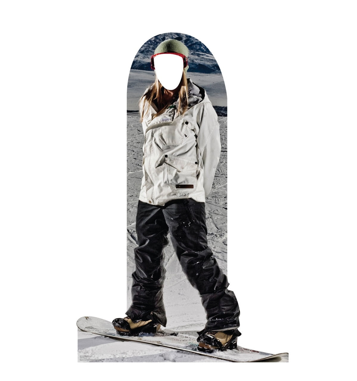 2669 42 X 65 In. Snowboarder Standin Wall Decal
