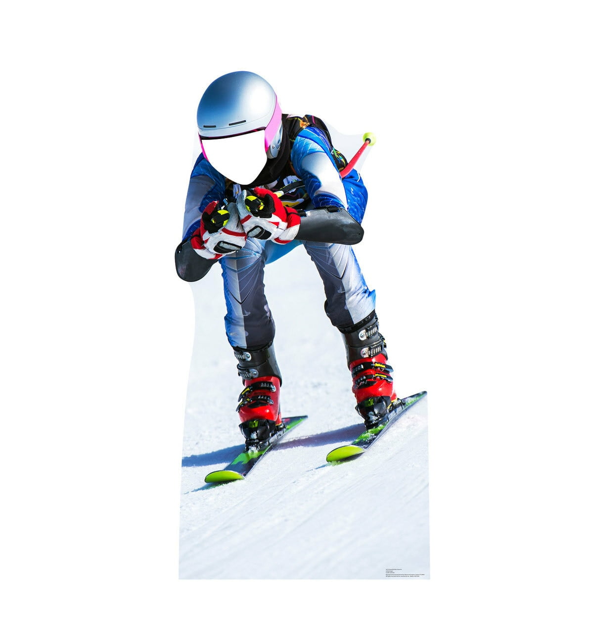2675 63 X 32 In. Downhill Skier Standin Wall Decal