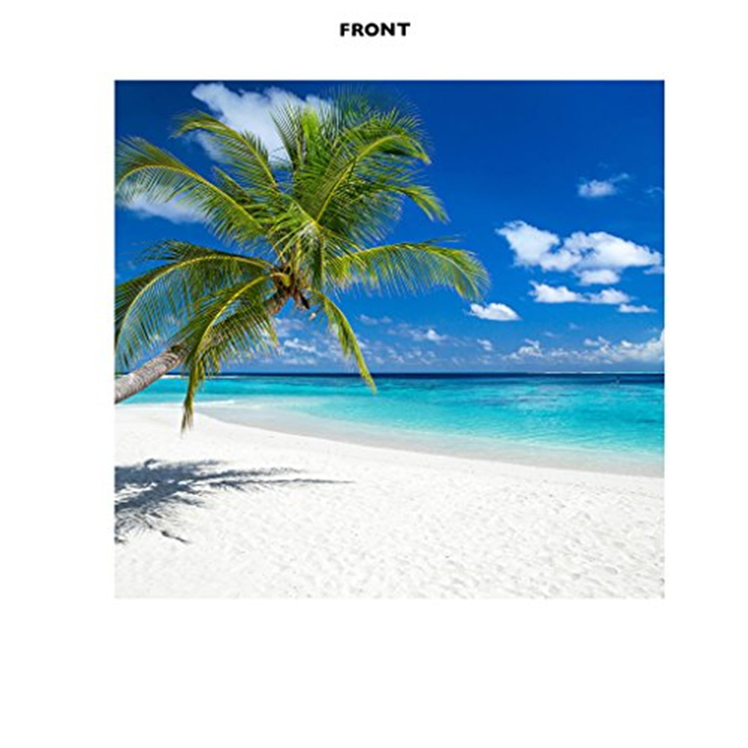 2685 84 X 88 In. Tropical Beach Backdrop Wall Decal