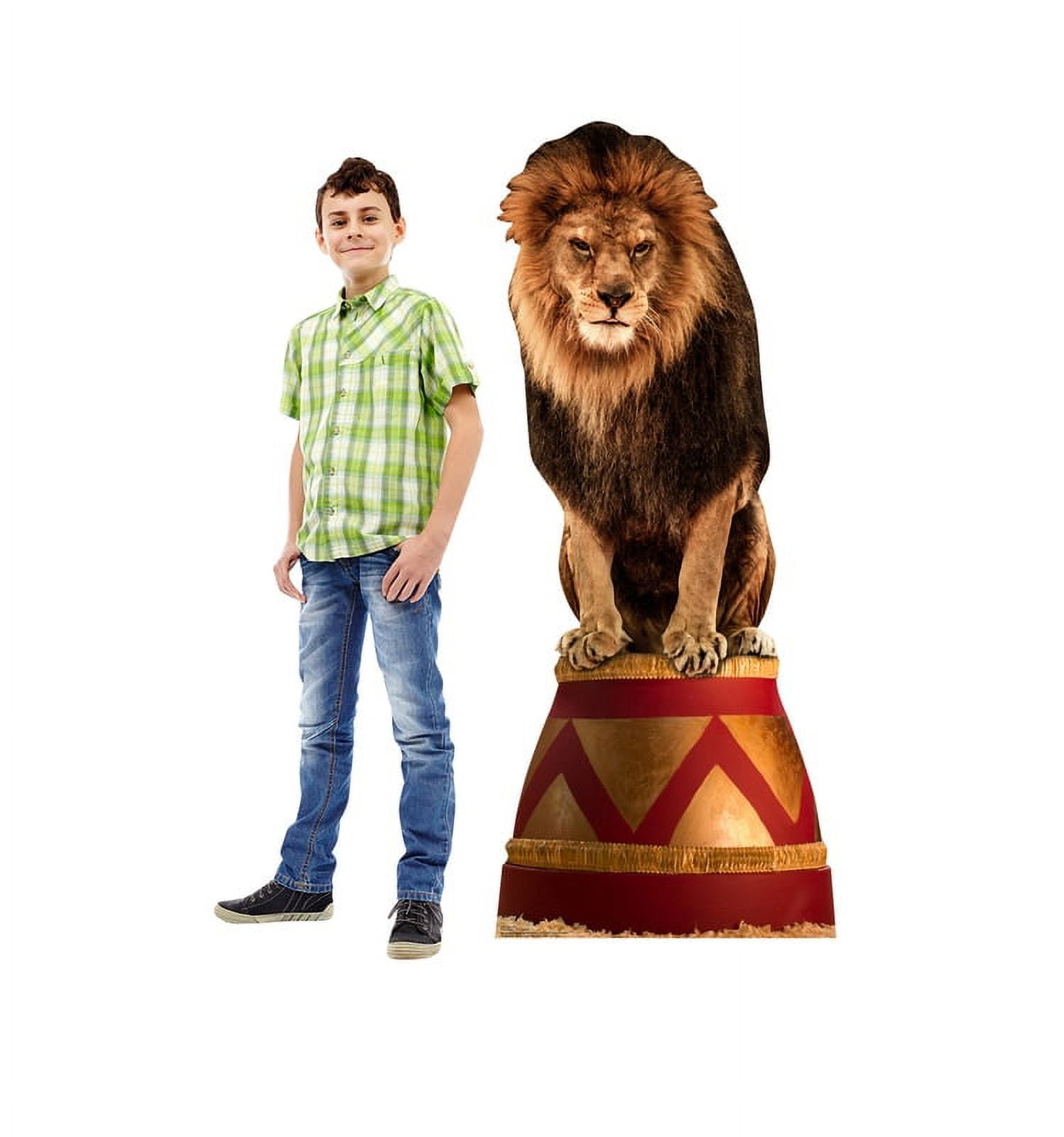 2691 26 X 63 In. Circus Lion Wall Decal