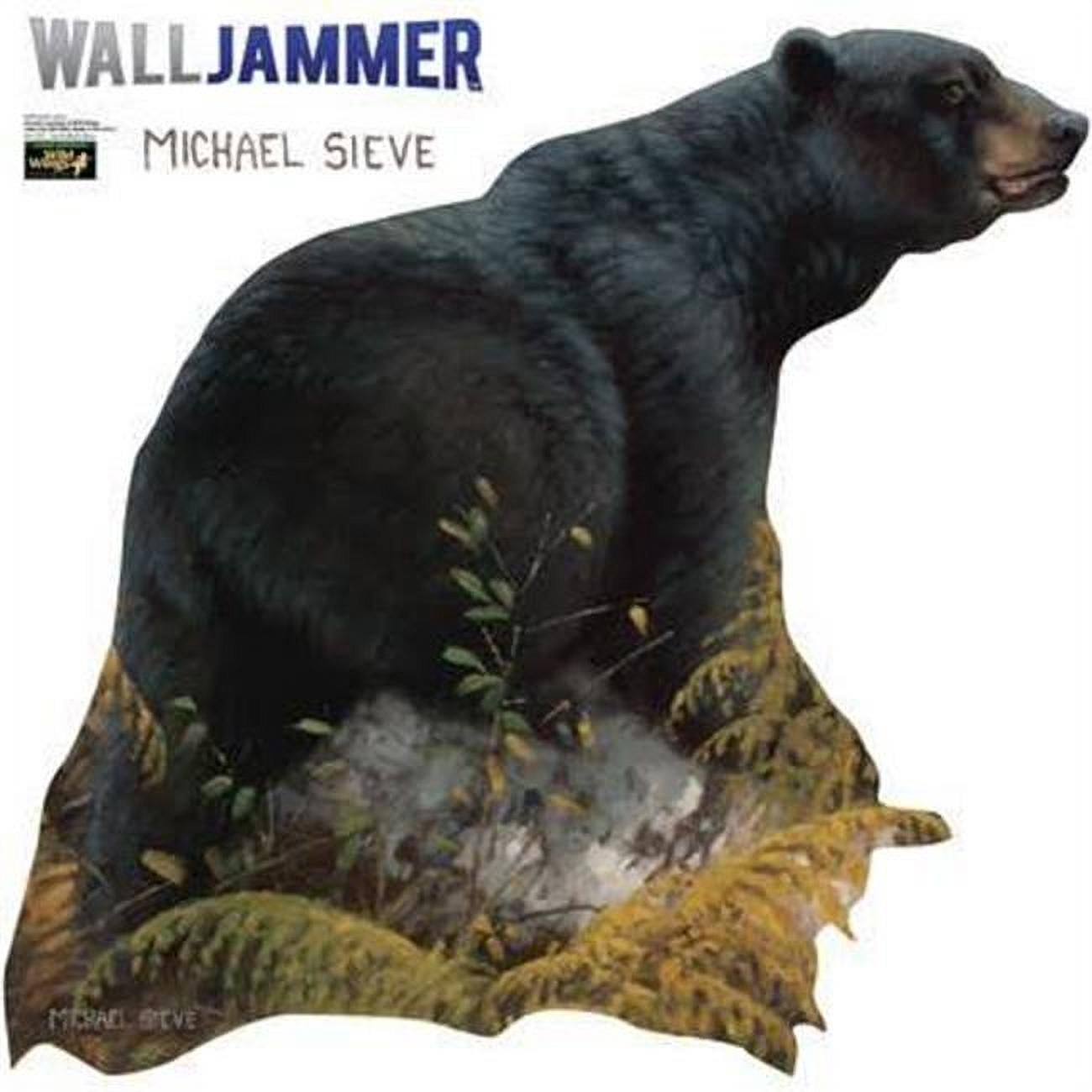 Wj1201 24 In. Black Bear Wall Decal