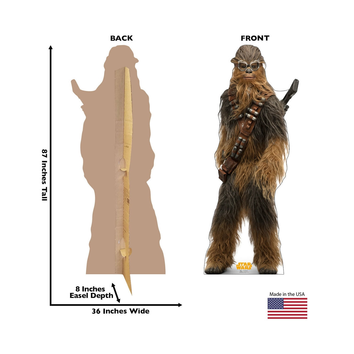 2654 Chewbacca Cardboard Cutout – Star Wars Han Solo Movie