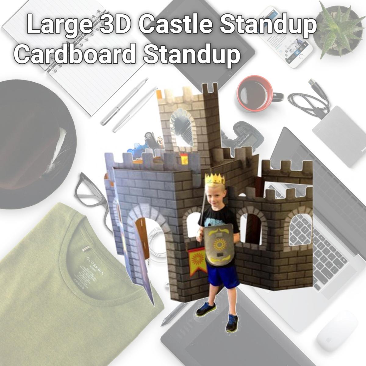 Picture of Advanced Graphics 1777 Large 3D Castle Standup Cardboard Standup