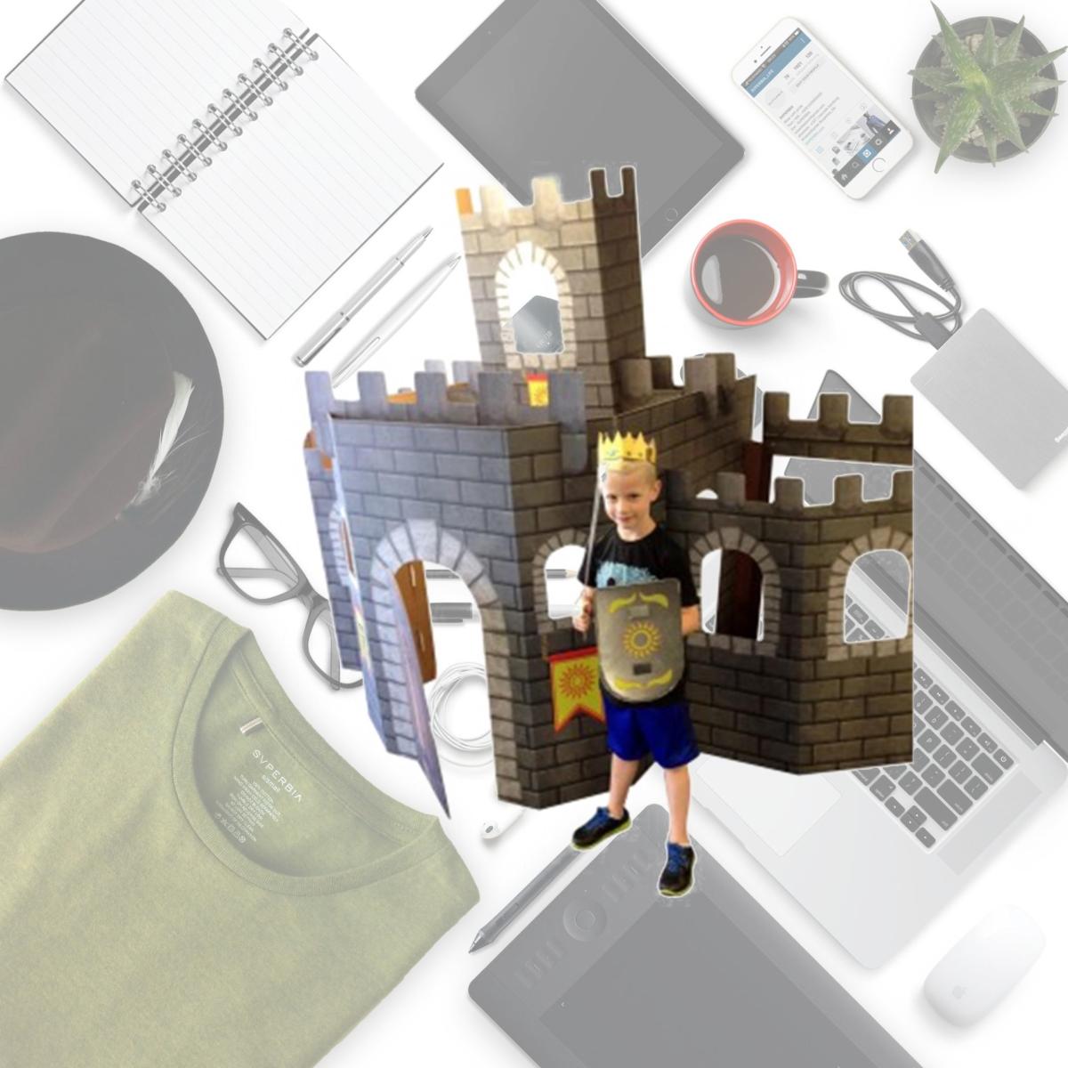 Picture of Advanced Graphics 1777 Large 3D Castle Standup Cardboard Standup