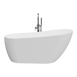 Bt-1037-67-nf 67 In. Riviera Freestanding Tub Without Faucet