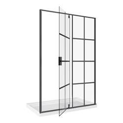 Sd-021-3260-blk 32 X 60 In. Taylor Bath Screen Shower Enclosure Lack Matte With Acrylic Base - Black