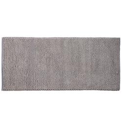 Pcl22x60rg-svl Chenille Soft Loop Oversize Bath Rug, Silver - 22 X 60 In.