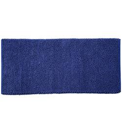 Pcl22x60rg-nvy Chenille Soft Loop Oversize Bath Rug, Navy - 22 X 60 In.