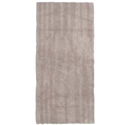 Rbbr22x60-tpe Extra Long Fine Cotton Reversible Bath Rug, Taupe - 22 X 60 In.
