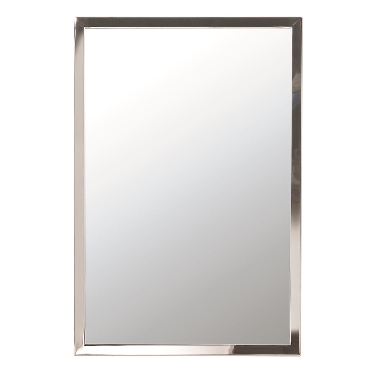 24 X 30 In. Urban Rectangle Wall Mirror With 1 In. Frame - Polished Stainless Steel