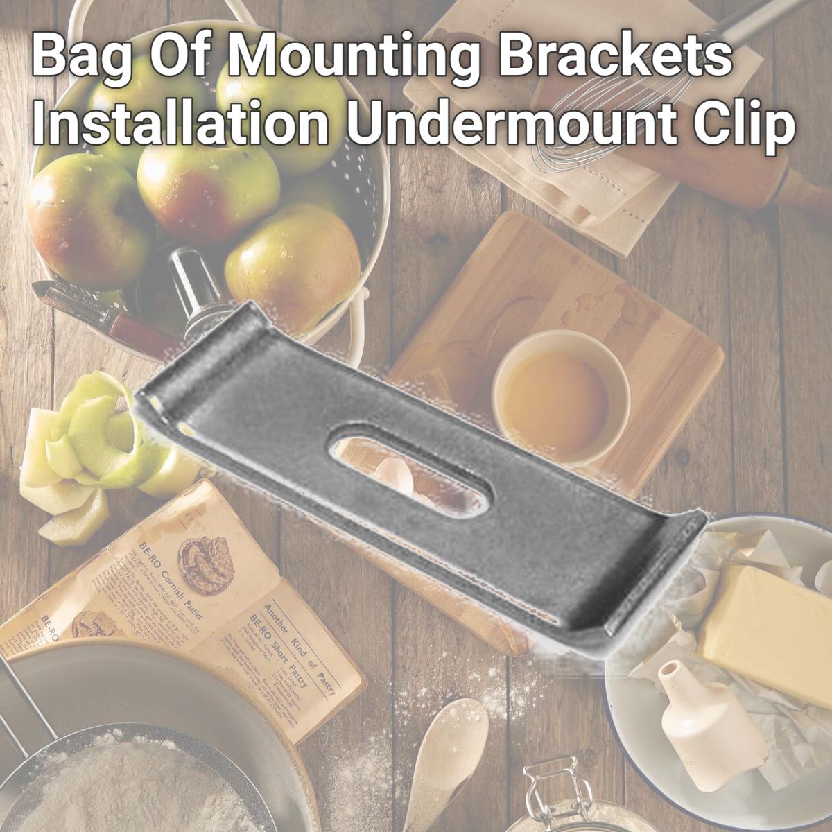 Picture of Elkay LKUCLIP8 Bag Of Mounting Brackets Installation Undermount Clip