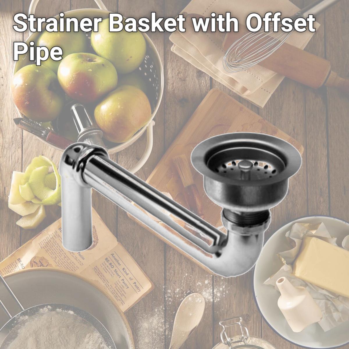Picture of Elkay LKAD35 Strainer Basket with Offset Pipe