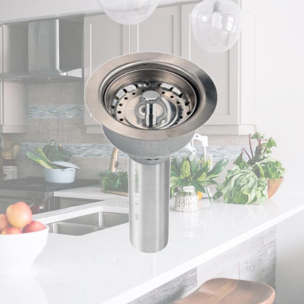 Picture of Elkay LKJ35 Drain Fitting Basket Strainer with Tailpiece